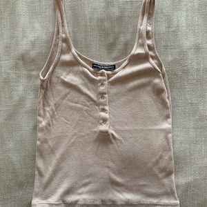 Button down tank top
